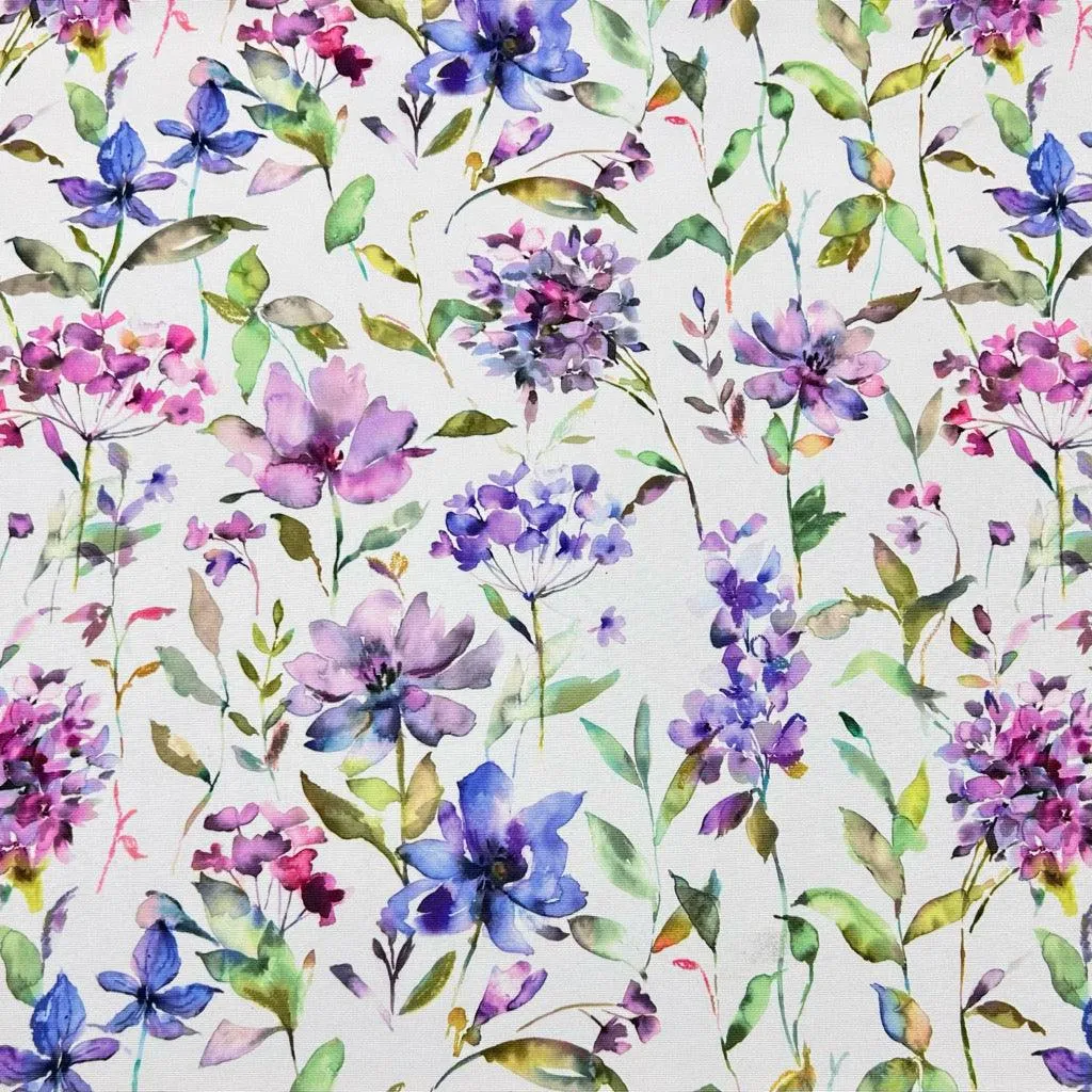 Watercolour Blooms Water Resistant Fabric