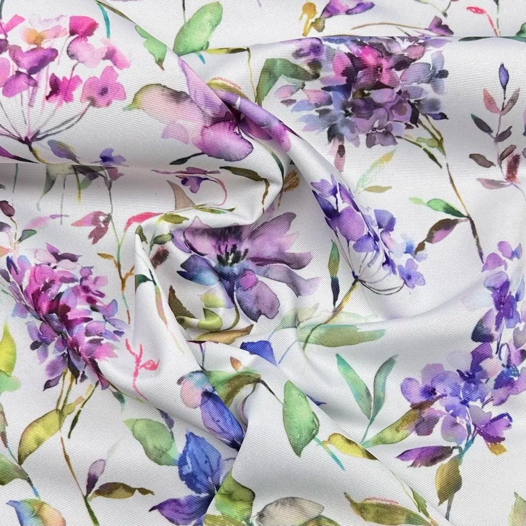 Watercolour Blooms Water Resistant Fabric