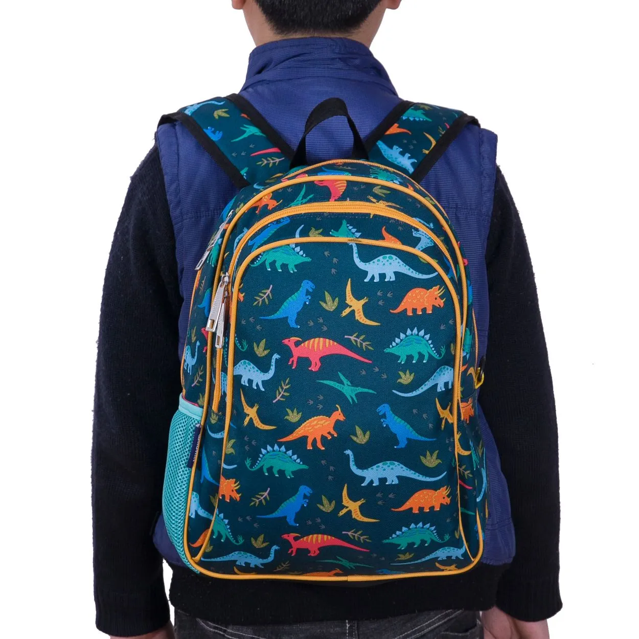 Wildkin Olive Kids Jurassic Dinosaurs Sidekick Backpack School Bag