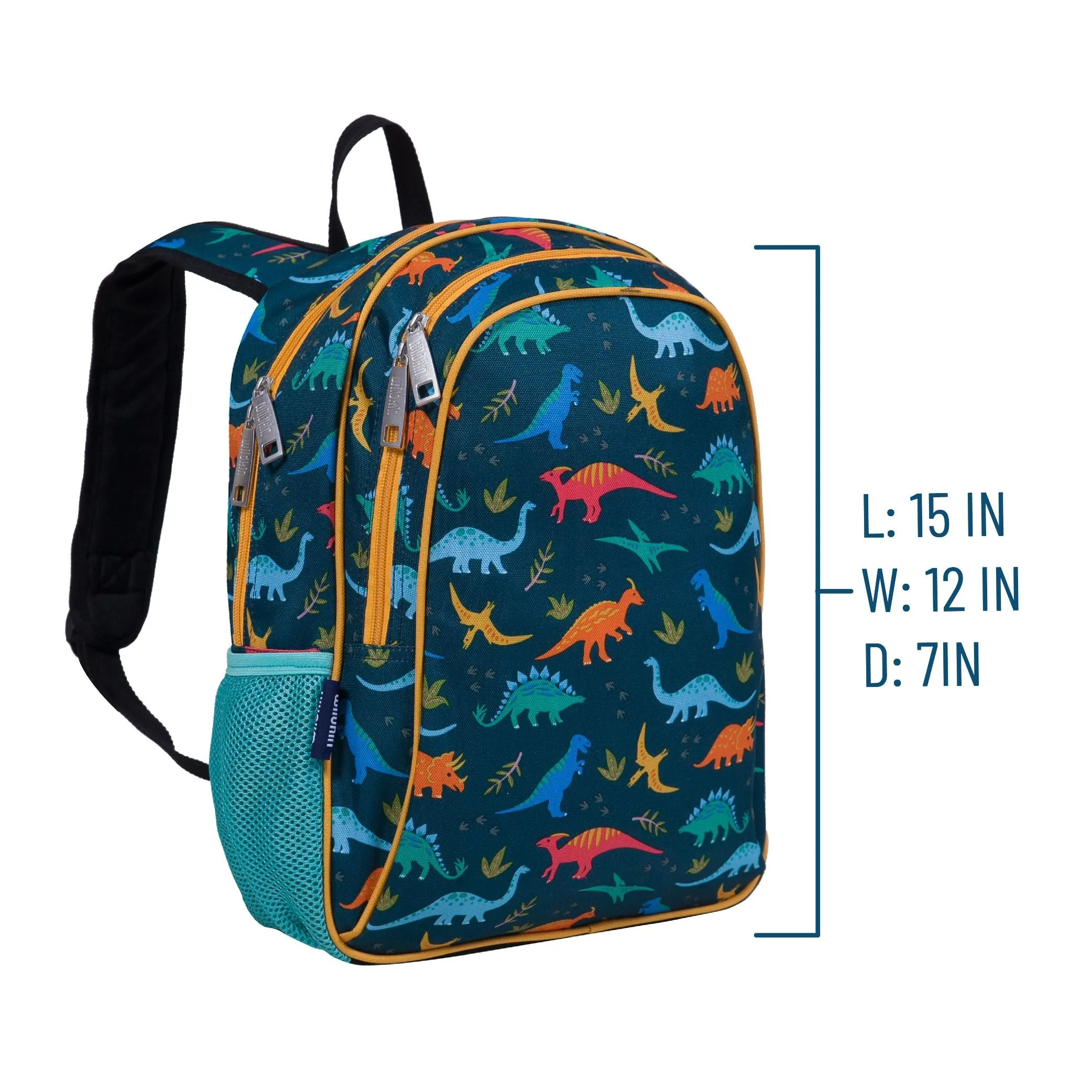 Wildkin Olive Kids Jurassic Dinosaurs Sidekick Backpack School Bag