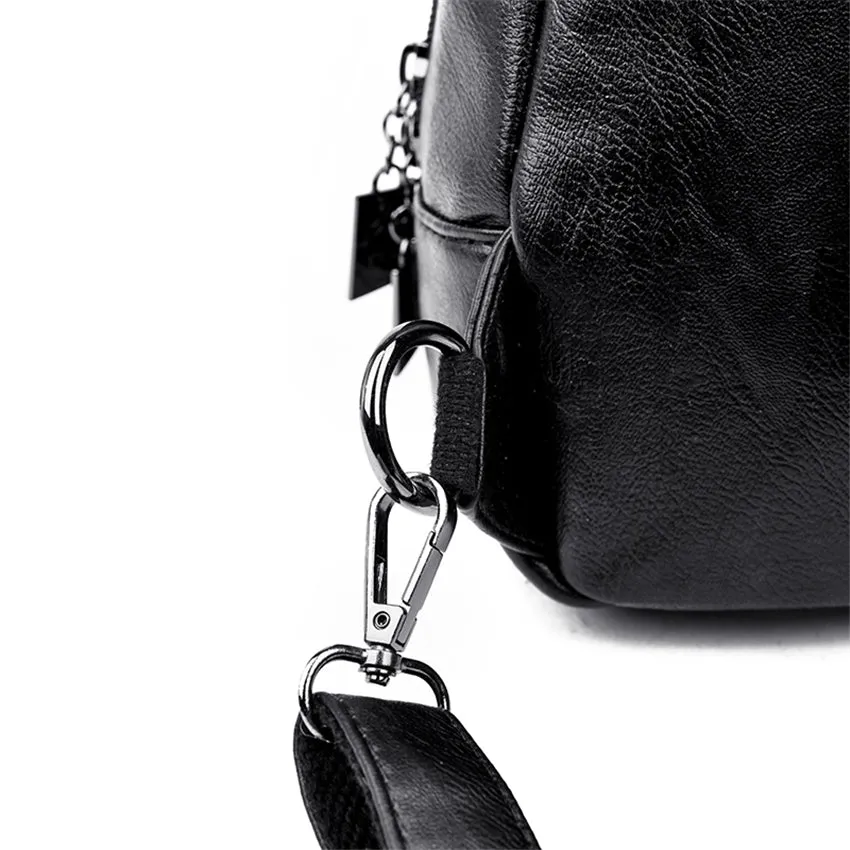 Women's Small Vegan Leather Backpack