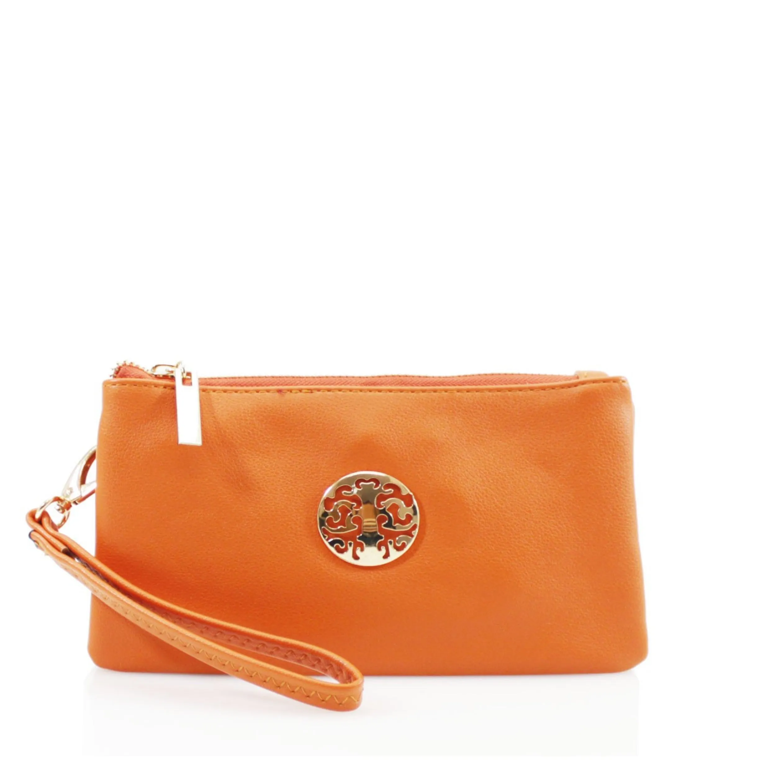 Wristlet Purse - Orange