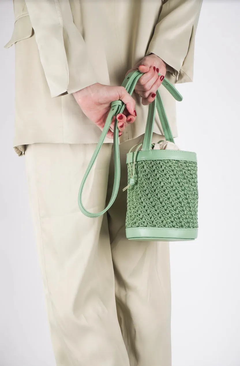 XIMENA BUCKET BAG SAGE