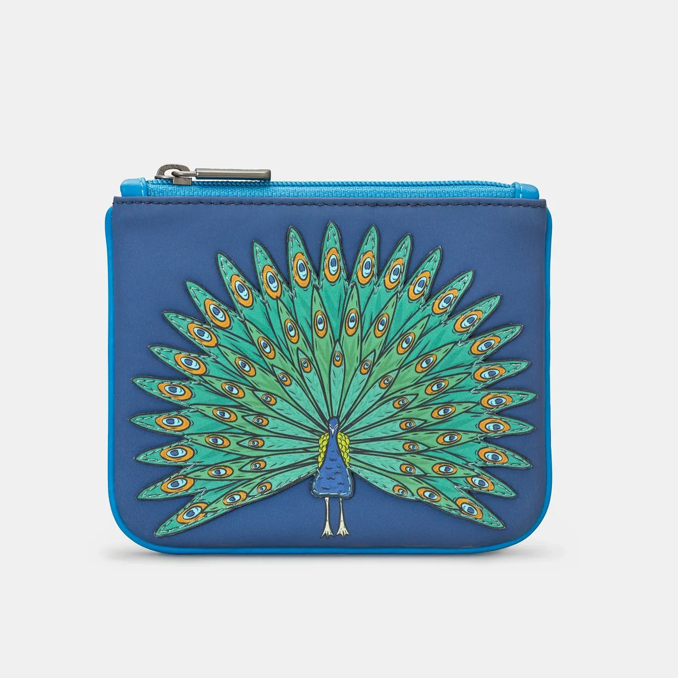 Y1723 Yoshi Peacock Zip Top Purse Multi